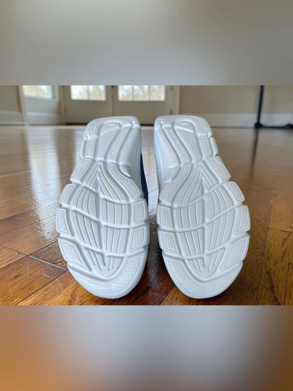 adidas Cloudfoam Flex Slounge NEW Women’s Size 7 WIDE (US) Blue/Silver/Lilac